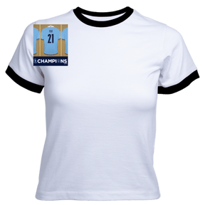 Women's Cropped Ringer T-Shirt - V2 Base