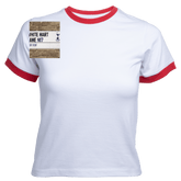 Women's Cropped Ringer T-Shirt - TEST