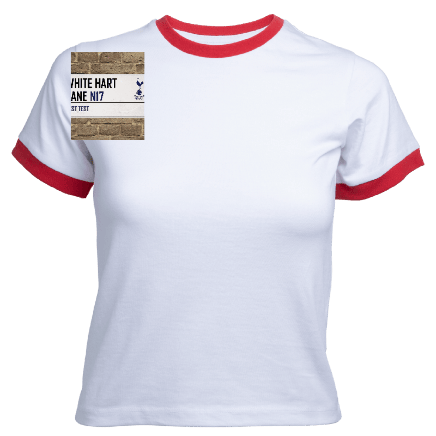 Women's Cropped Ringer T-Shirt - TEST